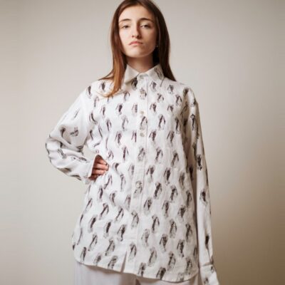 Handpainted African Sparrowhawk Shirt