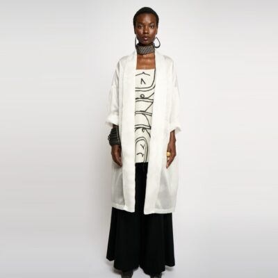 Horizon Drape Kimono Coat