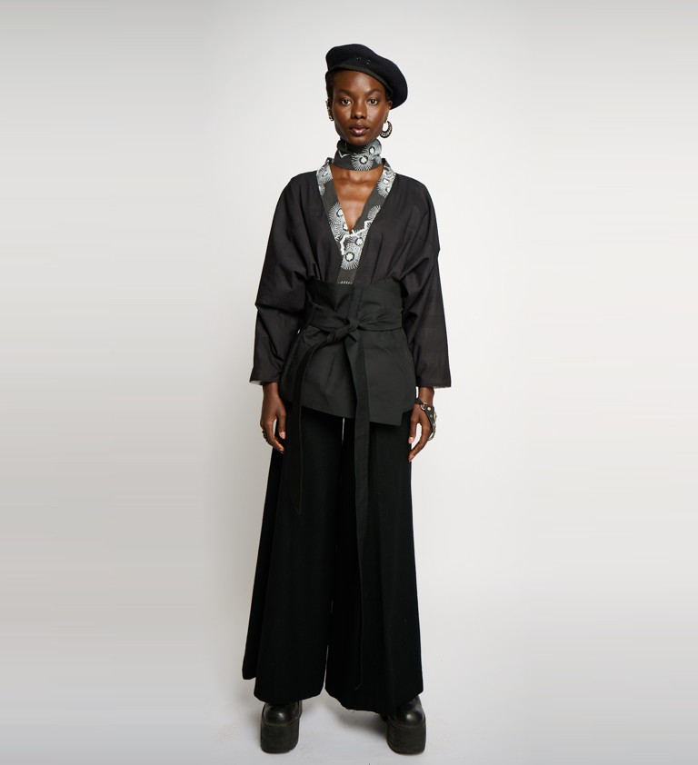 Kaitek Reversible Cotton Kimono Coat