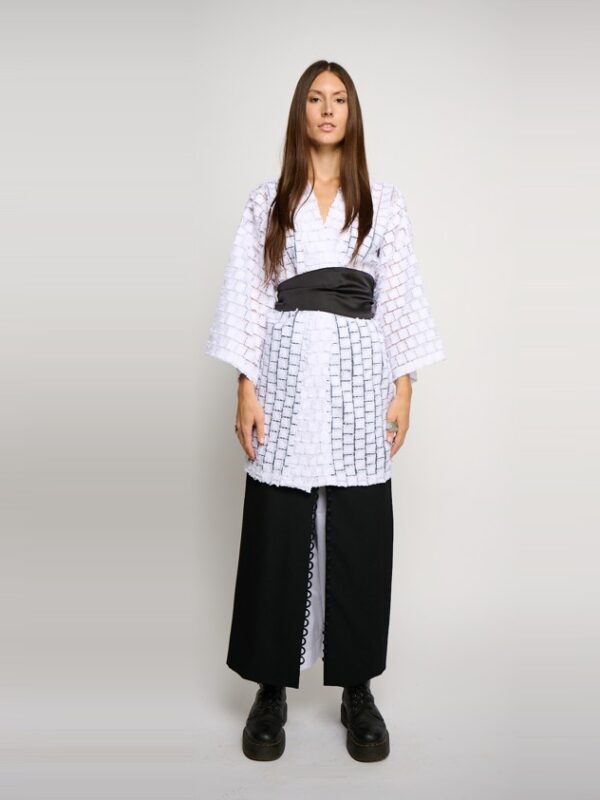 Midnight Wrap Kimono Coat