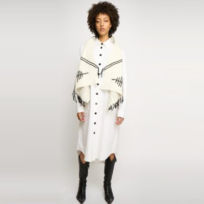 Off white hemp dress