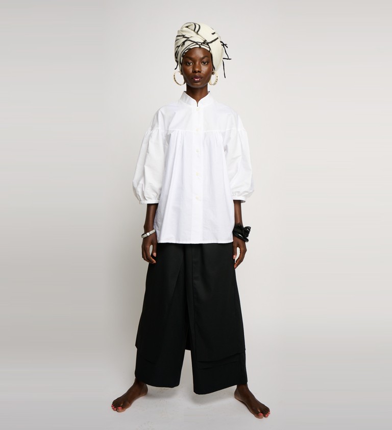 Sada Cotton Pants Black